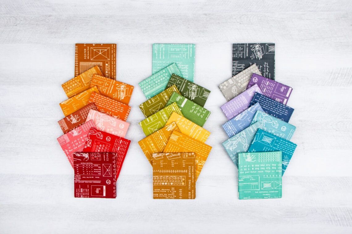 Fabric, TYPE/ography by Lori Holt - FAT QUARTER BUNDLE