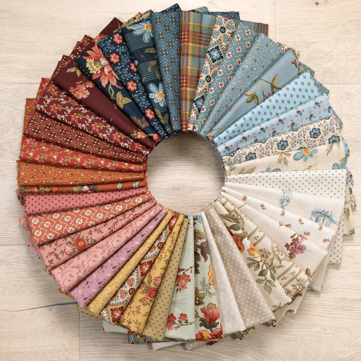 Fabric, Farmer's Daughter by Laundry Basket Quilts - FAT QUARTER BUNDLE