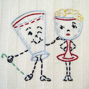 Embroidery Iron-On Transfers, Vintage-Styled Kitchen Frolics