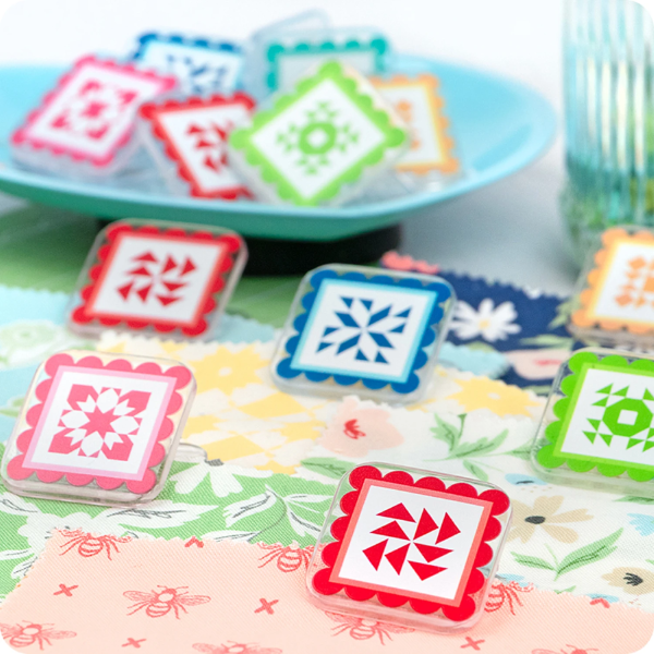 QuiltyClippies - Fabric Tag CLIPS by It's Sew Emma