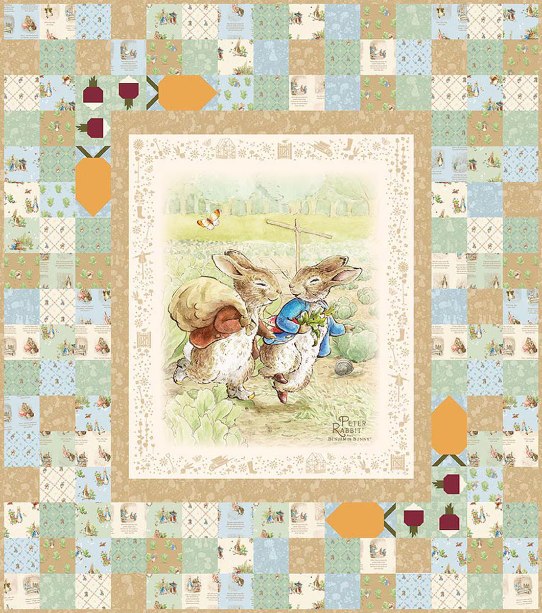 Quilt Kit, Boxed Set - Peter's Garden Adventure Panel Quilt