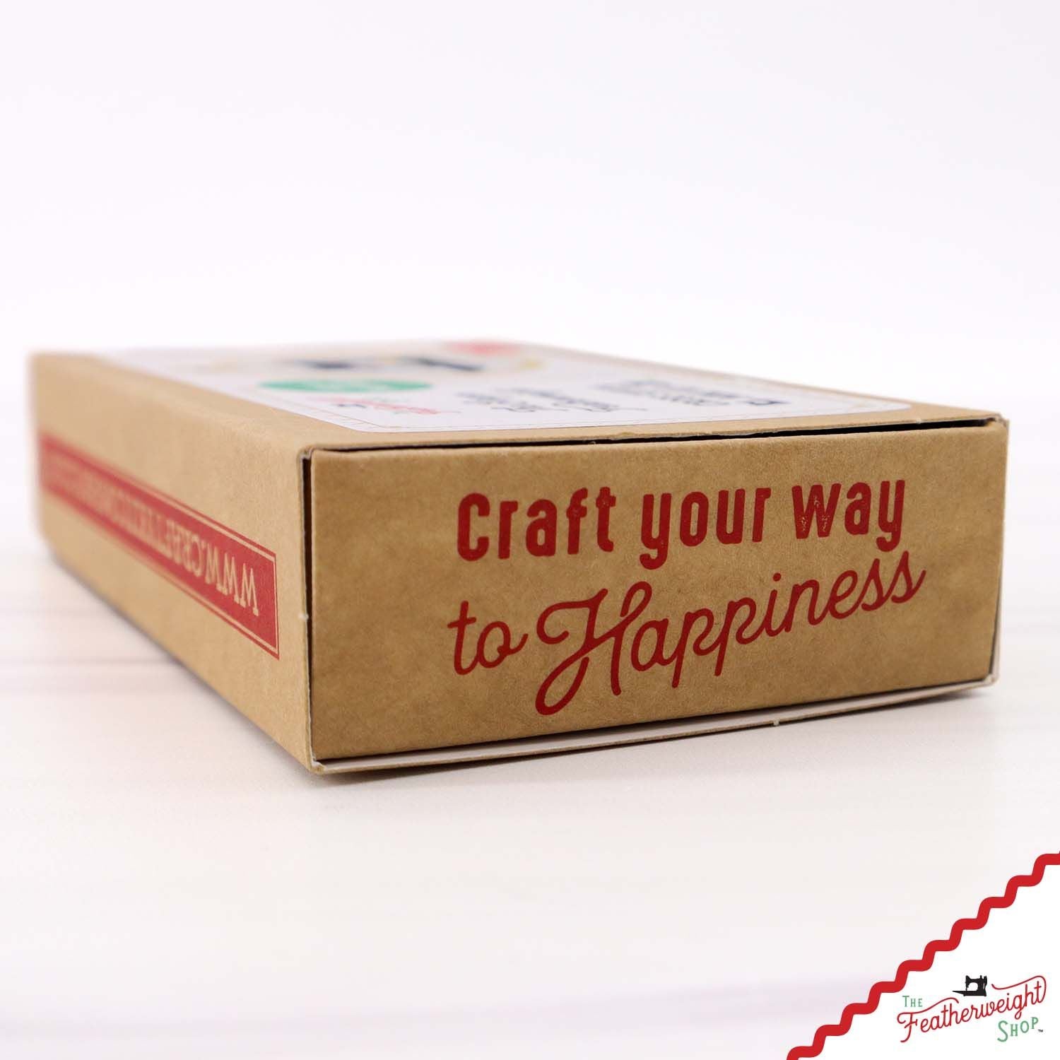 KIT, MINI Cross Stitch - Singer Featherweight 221, Hoop Included!