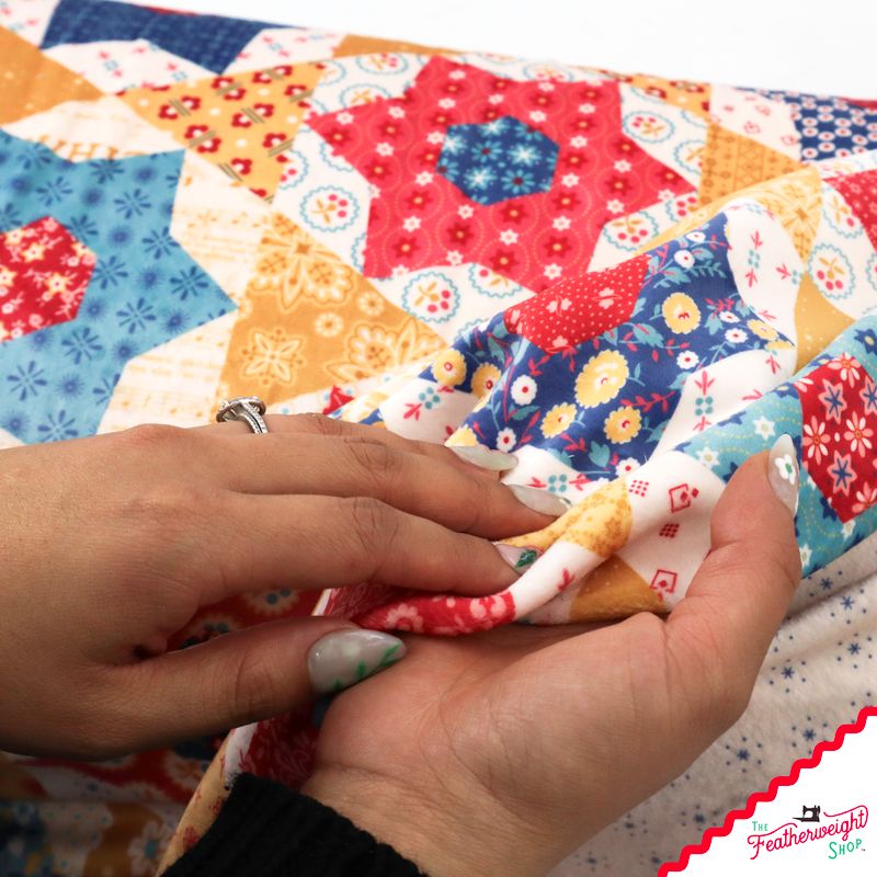 Fabric, Double Lush Velvet Americana Stars by Lori Holt (by the yard)