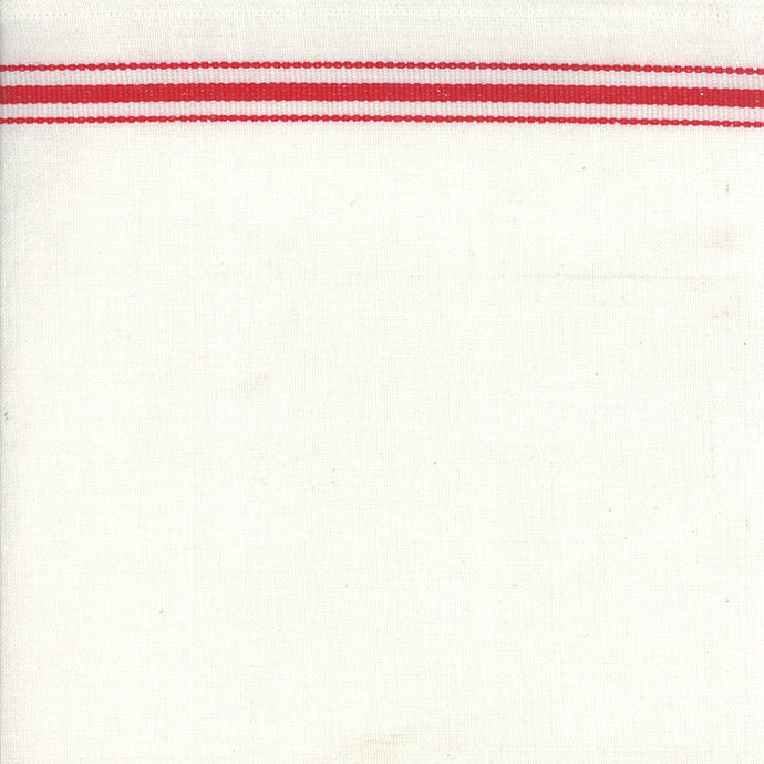 Fabric, 16-Inch Toweling by MODA - RED BORDER (by the yard)