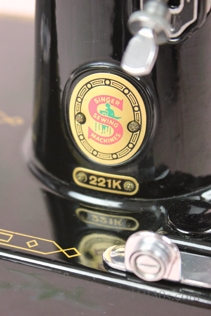 Singer Featherweight 221 Sewing Machine, ES244***