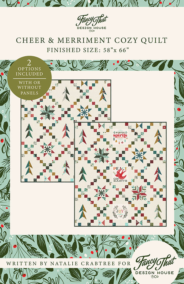 PATTERN, Cheer & Merriment Cozy Quilt