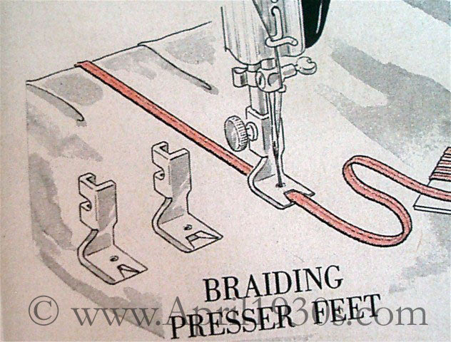 Singer Braiding Presser Foot