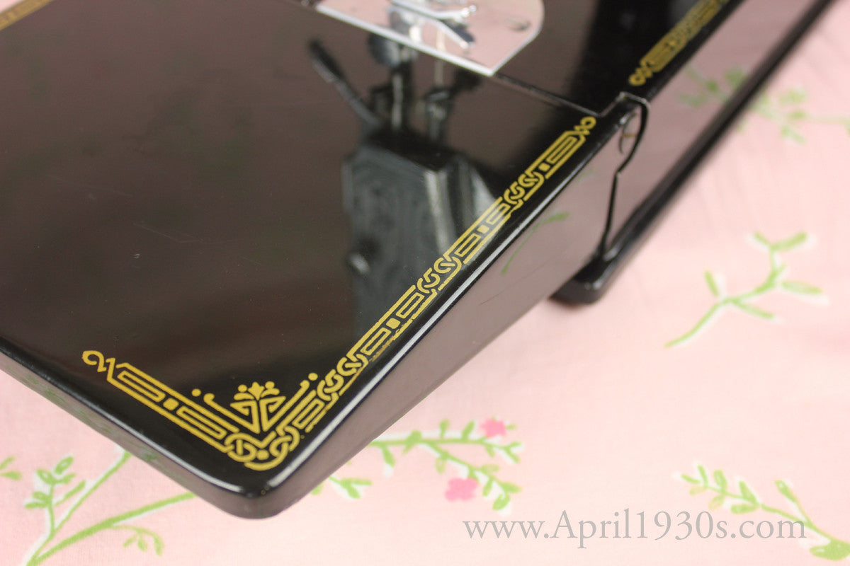 Singer Featherweight 221 Sewing Machine, French Centennial EG964***