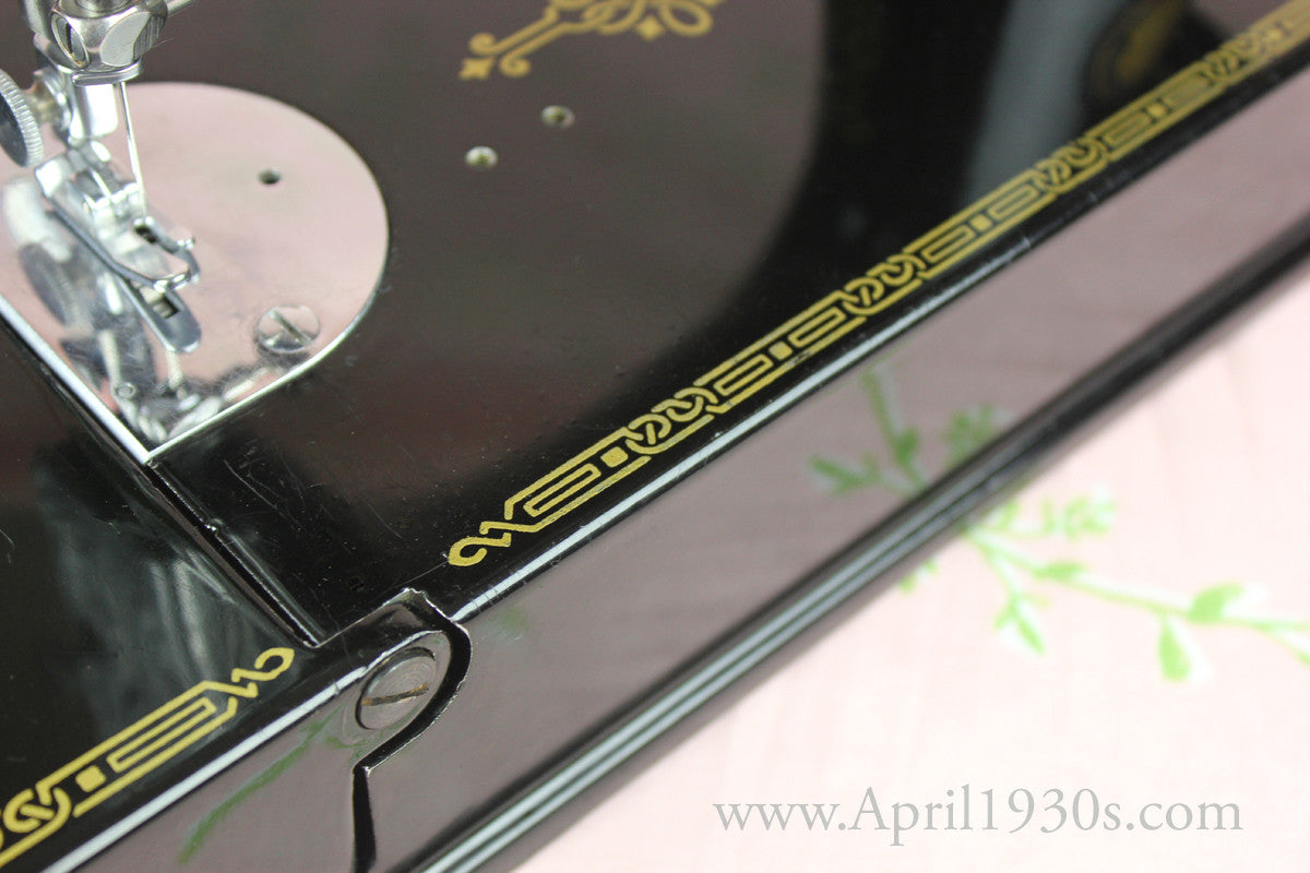 Singer Featherweight 221 Sewing Machine, French Centennial EG964***