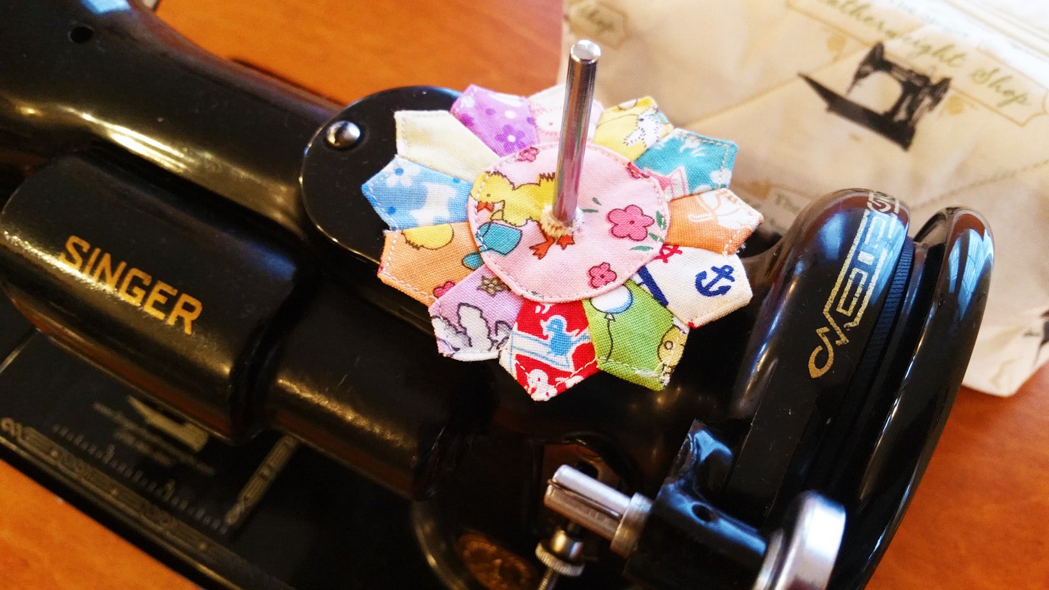 dresden spool pin doily