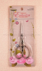 Scissors, Classy Sewing Embroidery Scissors - Pewter Teardrop