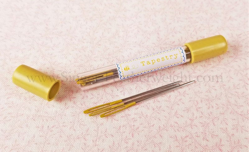 GOLD PLATED Tapestry/Cross Stitch needles ~