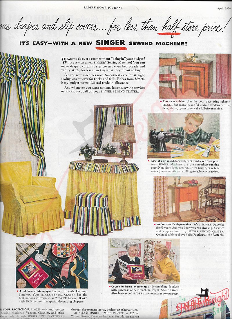 Singer Featherweight Advertisment