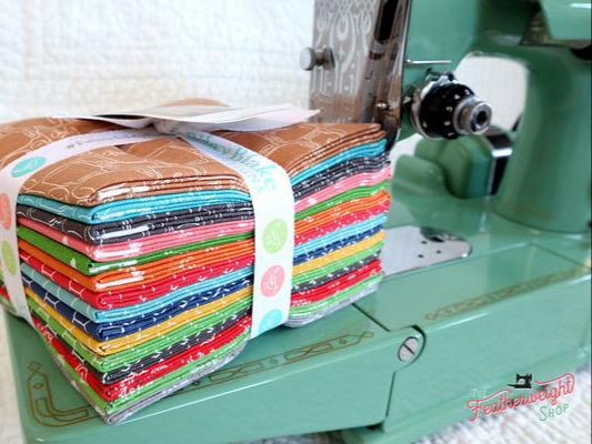 Fabric, Farm Girl Vintage Companion Prints by Lori Holt of Bee in My Bonnet - FAT QUARTER BUNDLE