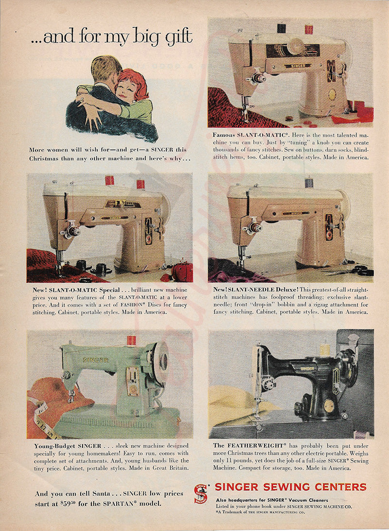 Singer Featherweight Advertisment