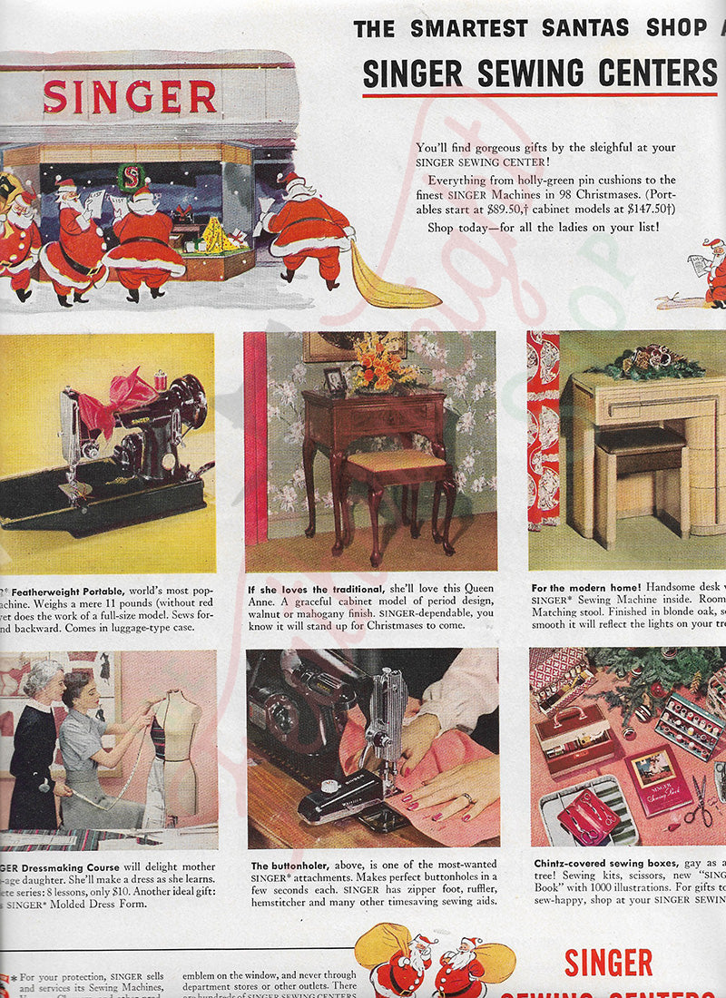 Singer Featherweight Advertisment