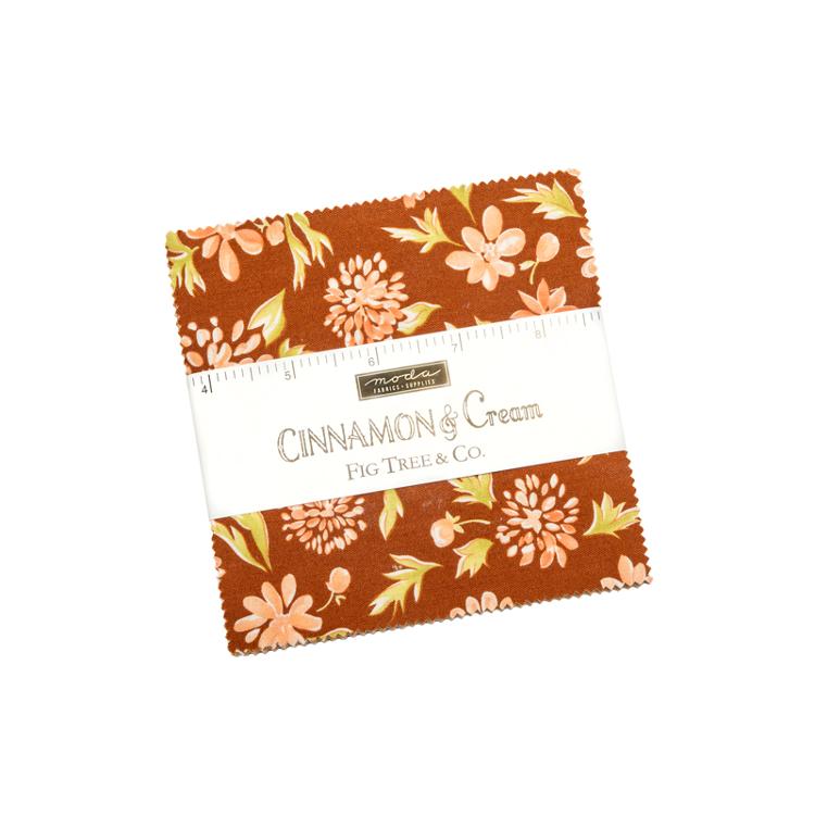 Fabric, Cinnamon & Cream by Fig Tree & Co. - CHARM PACK