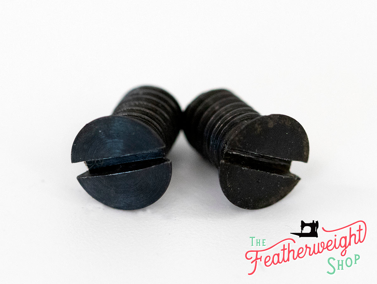 Screw, Singer Featherweight Stitch Length Indicator Screws - Set of 2 (Vintage Original)