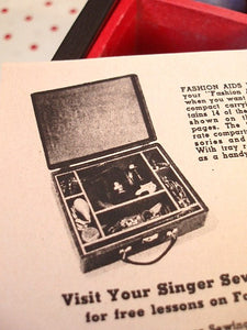 Singer Fashion Aids Attachments Case (Vintage Original)