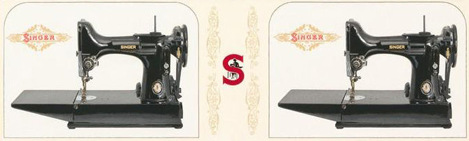 Fabric, Singer Featherweight 221 - PARTIAL PANEL B (Discontinued)