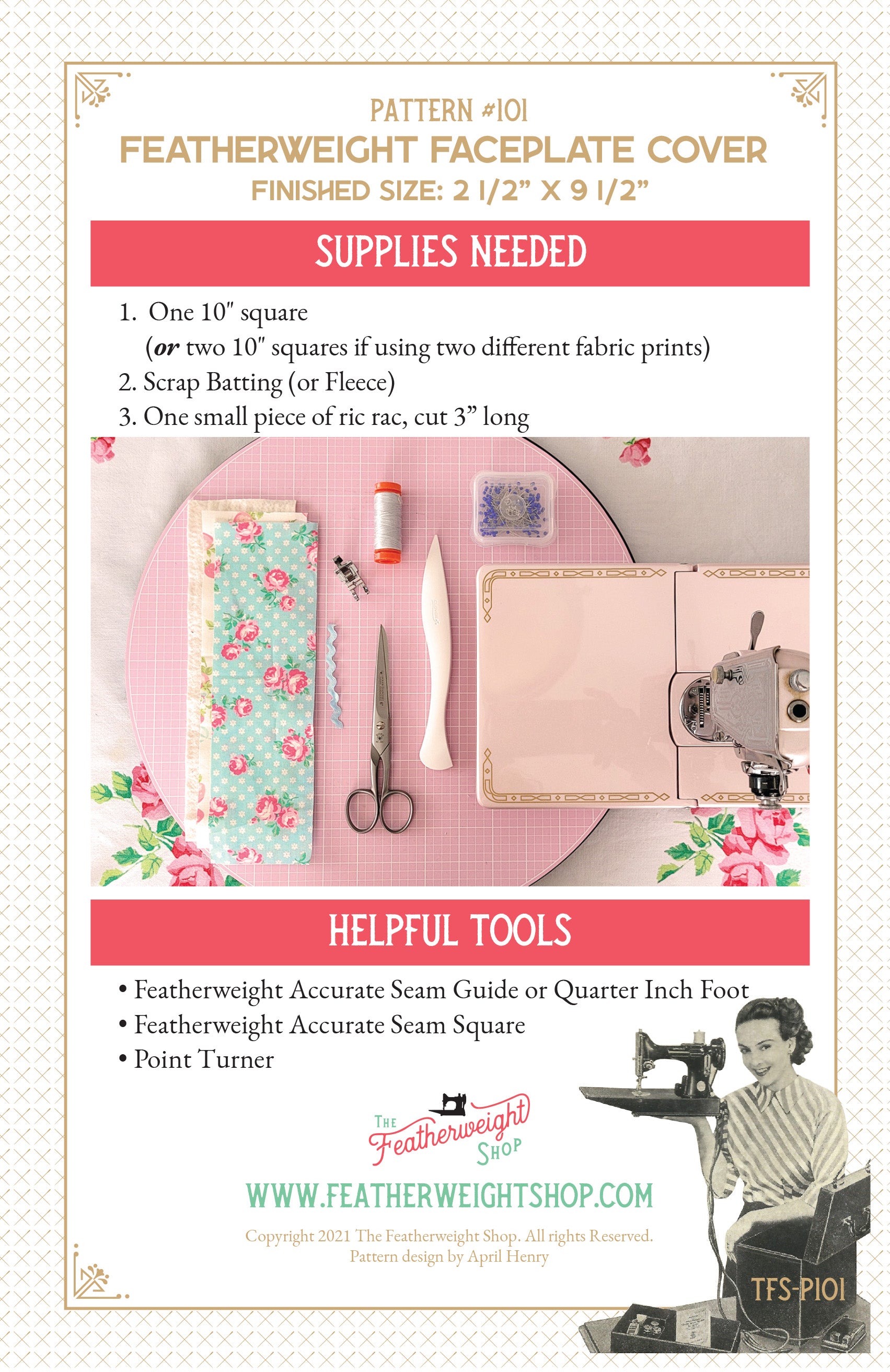 PATTERN, Featherweight Faceplate Cover