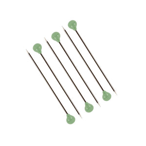 bohin green glass head pins