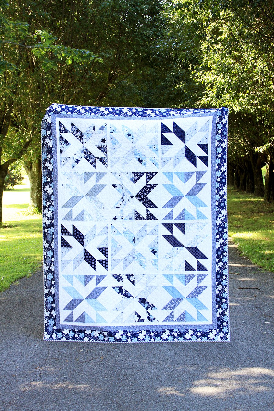 PATTERN, STACKING STARS Quilt by Beverly McCullough