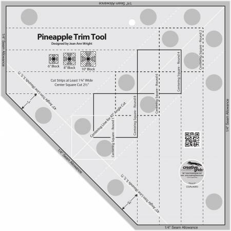 creative grids pineapple ruler