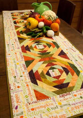 Load image into Gallery viewer, table runner made using the pineapple ruler