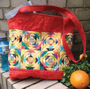 bag made using the creative grids pineapple ruler