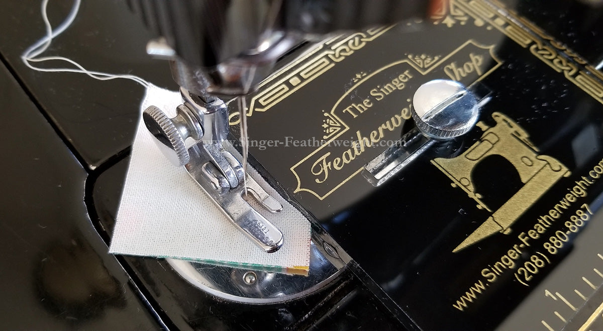 sewing your half square triangle