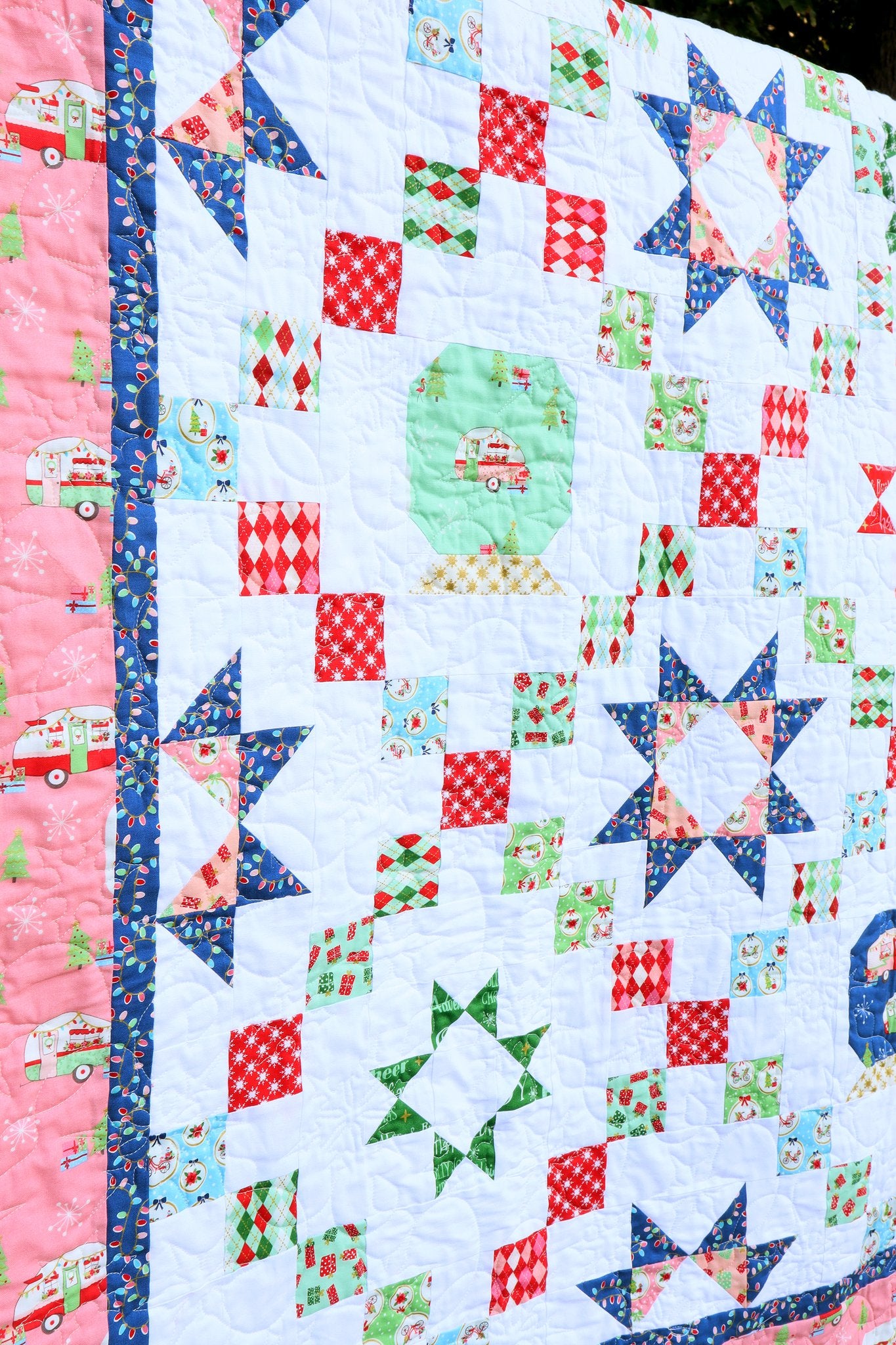 PATTERN, STARRY SNOW GLOBE Quilt by Beverly McCullough
