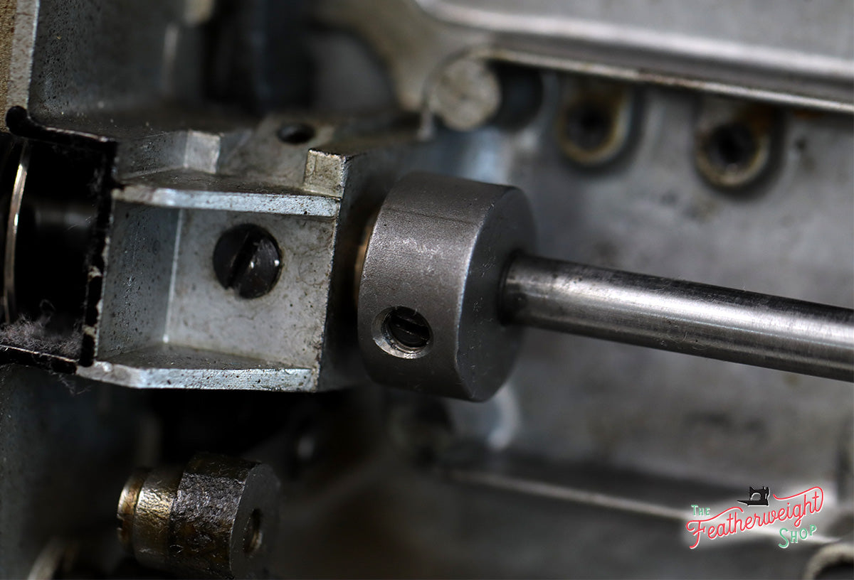 where the hook shaft goes