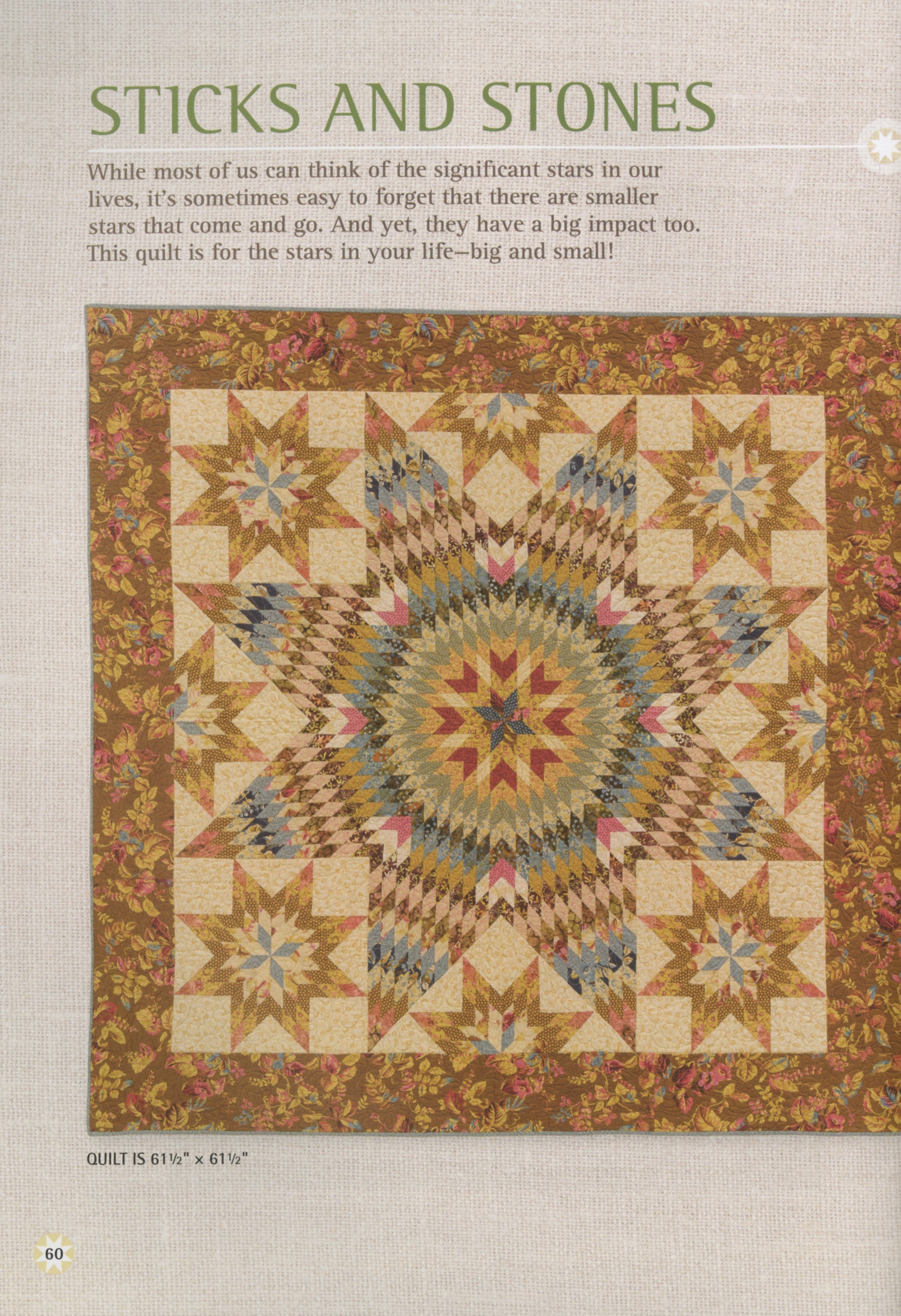 PATTERN BOOK - Patches of Stars by Edyta Sitar for Laundry Basket Quilts