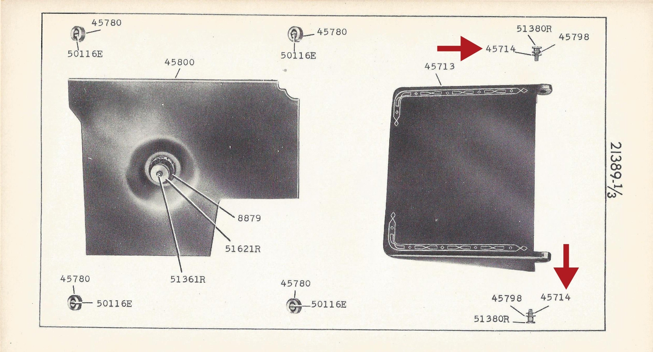 Washer, Bed Extension Screw - FLAT, Singer (Vintage Original)