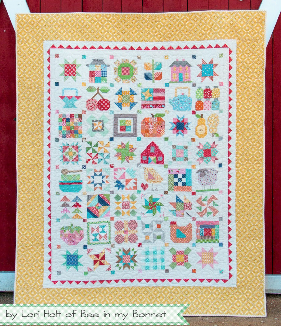 Quilt Kit, FARM GIRL VINTAGE Fabric Collection - by Lori Holt for Riley Blake