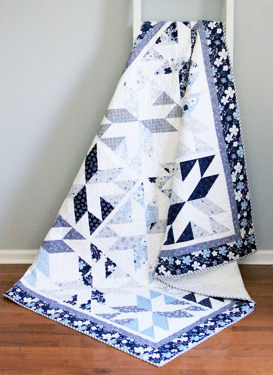 PATTERN, STACKING STARS Quilt by Beverly McCullough