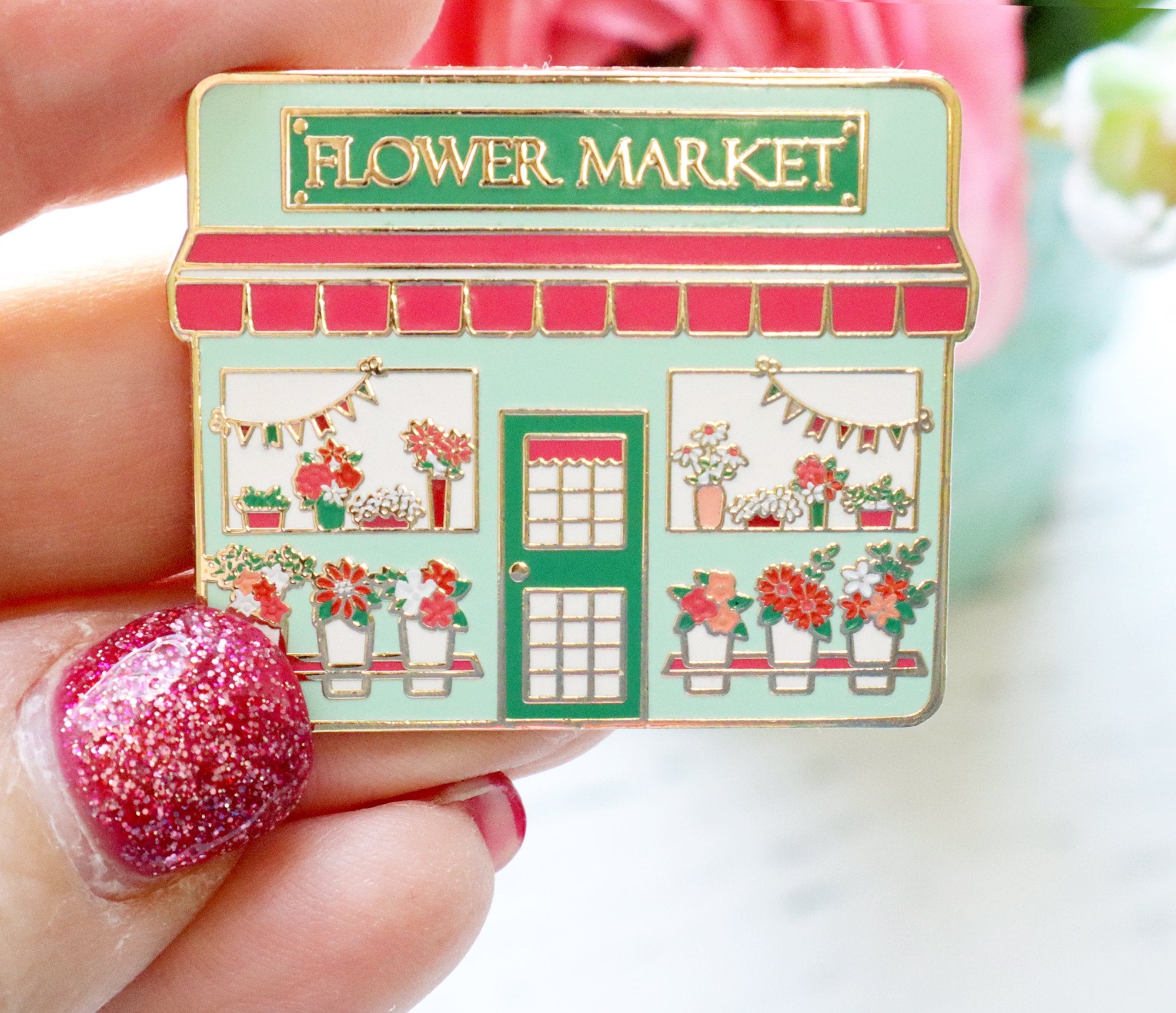 Needle Minder, FLOWER MARKET by Flamingo Toes