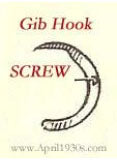 SCREW, Gib Hook (NS)