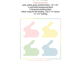 Load image into Gallery viewer, Pattern, Hippity Hoppity MINI Quilt by Ellis &amp; Higgs (digital download)