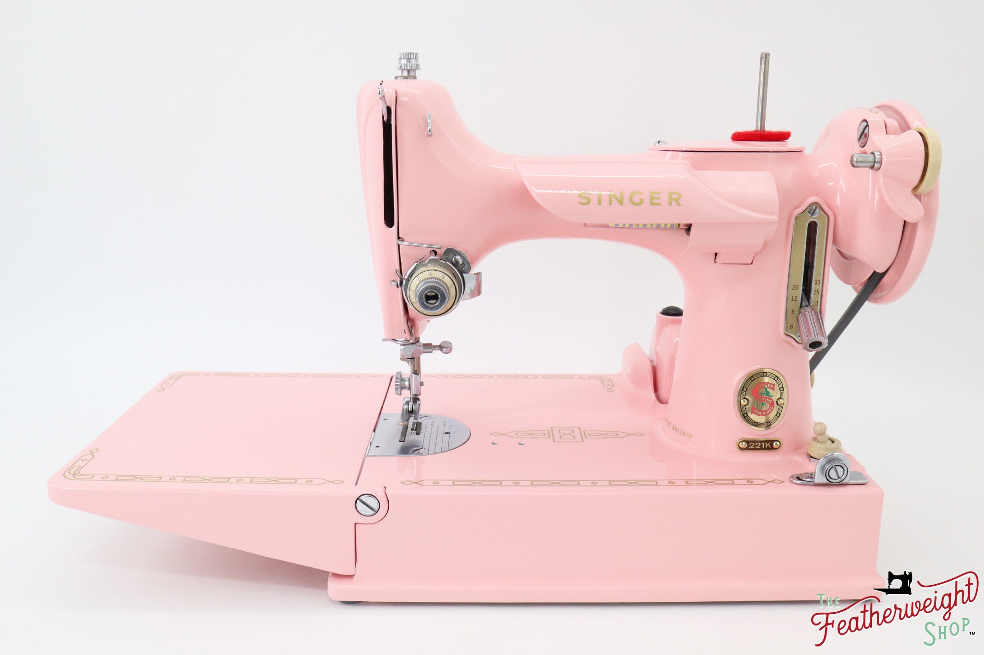 Singer Featherweight 221K5 Sewing Machine ES880*** - Fully Restored in Rosy Posy Pink