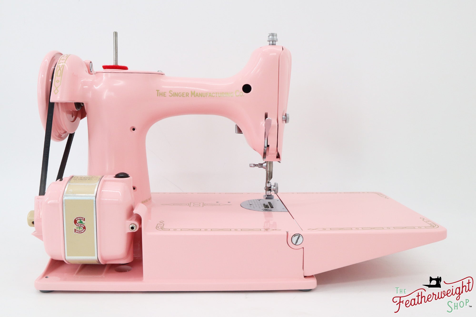 Singer Featherweight 221K5 Sewing Machine ES880*** - Fully Restored in Rosy Posy Pink