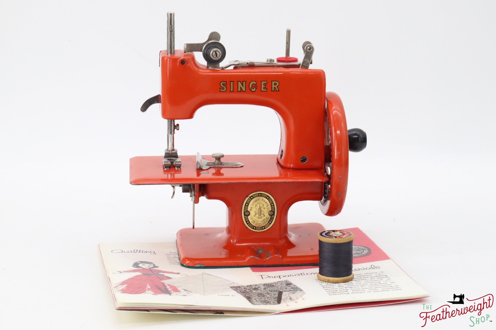 Singer Sewhandy Model 20 - Original Poppy Red - RARE, Feb. 2023