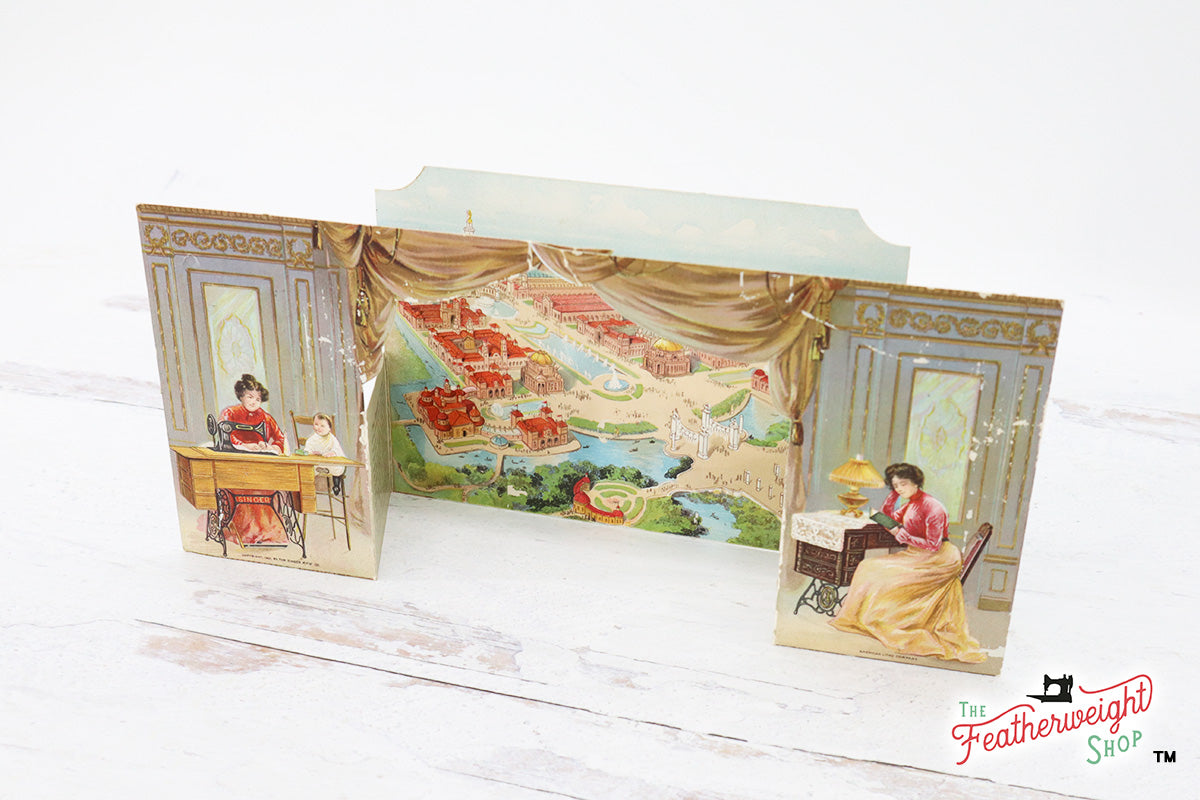 Card, Advertising Pan-American Exposition - 1901 Singer (Vintage Original)