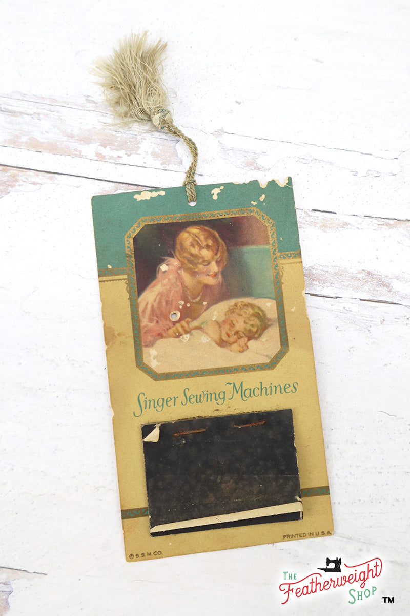 Calendar 1929, Mother / Daughter - Singer (Vintage Original) - RARE