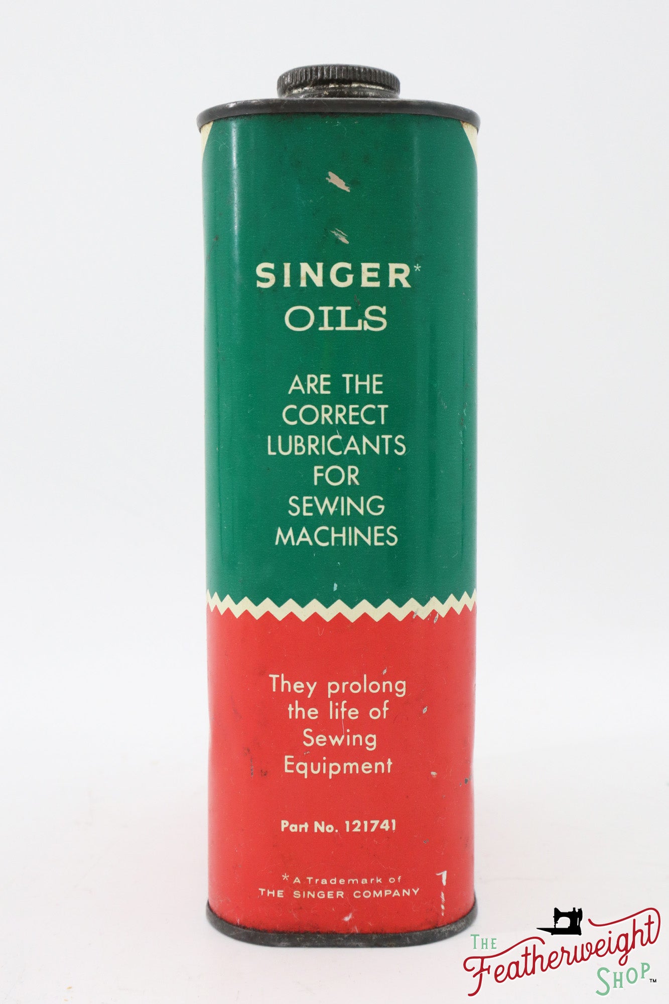 Oil Can 1qt, Singer (Vintage Original) - RARE