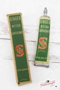 Motor Lubricant & Grease, Collectible SINGER (Vintage Original)