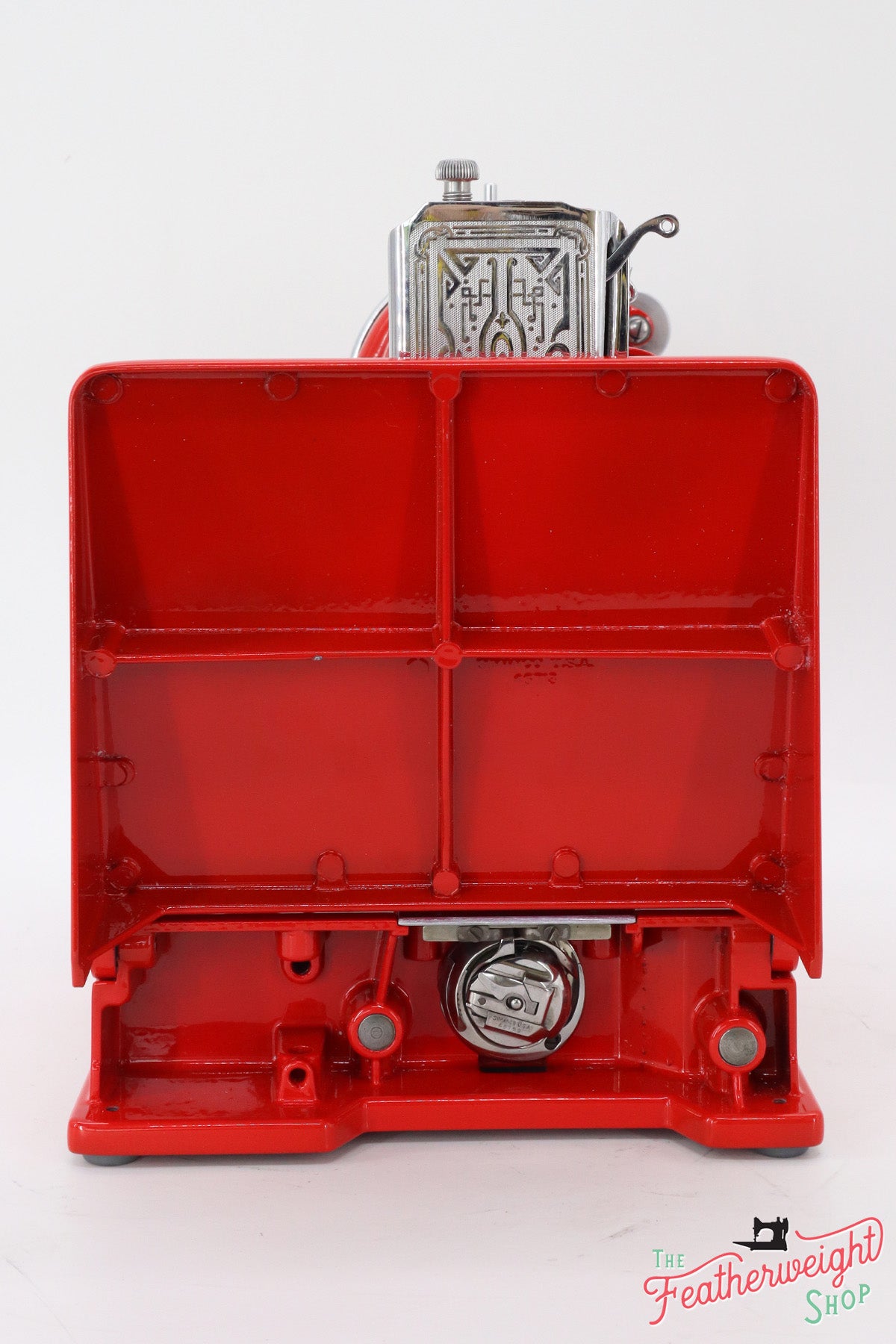 Singer Featherweight 221 Sewing Machine 1933 AD550*** - Fully Restored in Liberty Red
