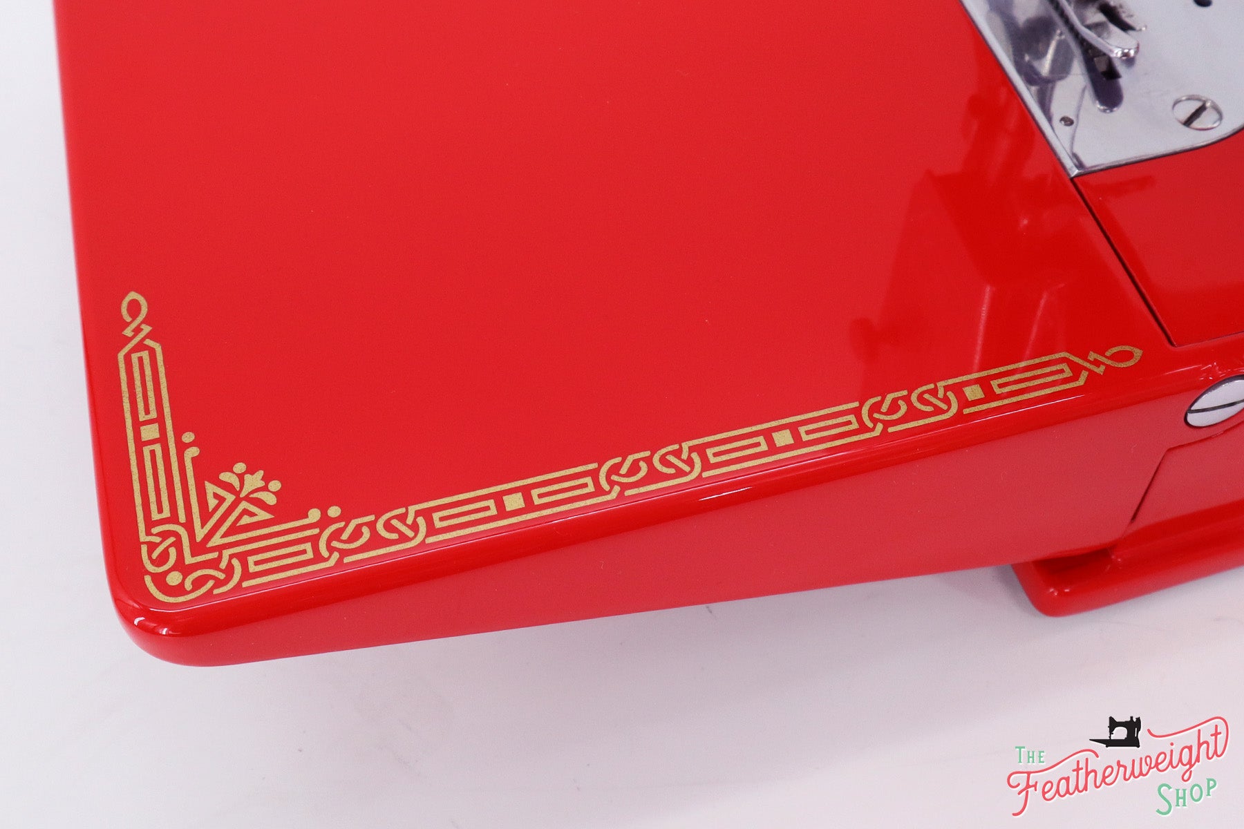 Singer Featherweight 221 Sewing Machine 1933 AD550*** - Fully Restored in Liberty Red