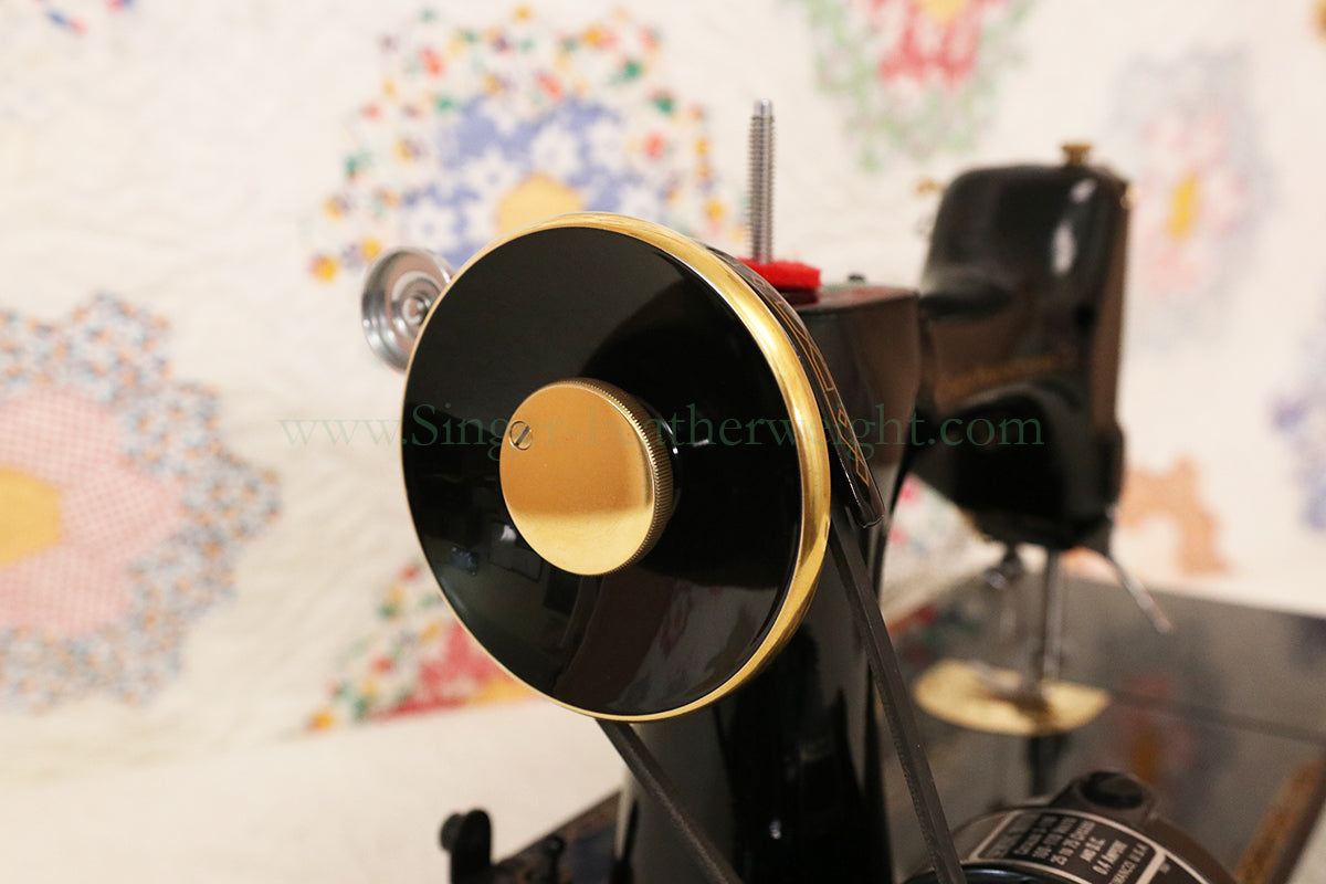 Singer Featherweight 221 Sewing Machine, AL721*** GOLD PLATED!!!